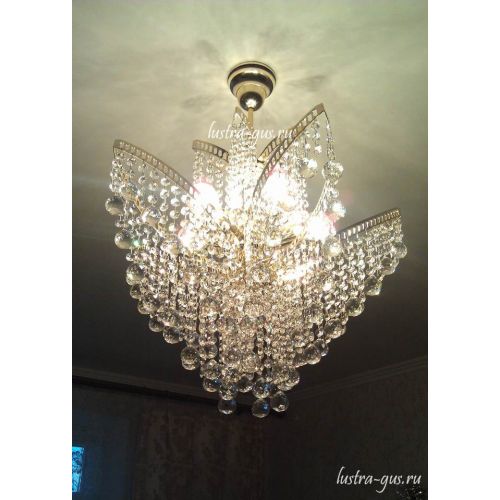 Люстра Лилия № 2 шар в Магнитогорске Гусь Хрустальный