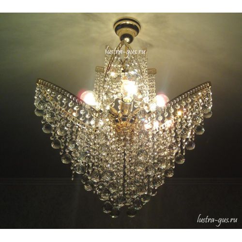 Люстра Лилия № 2 шар в Магнитогорске Гусь Хрустальный