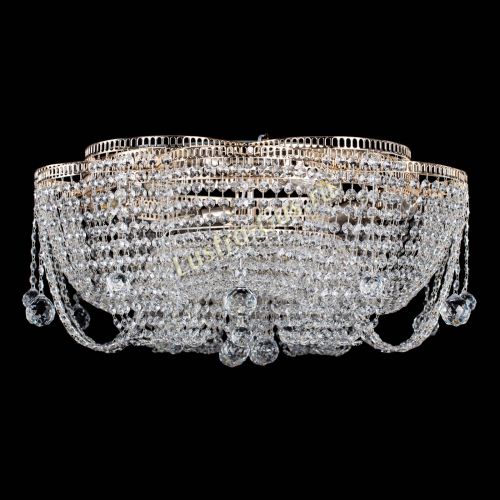 Люстра Лотос №2 700 мм шар в Магнитогорске Гусь Хрустальный