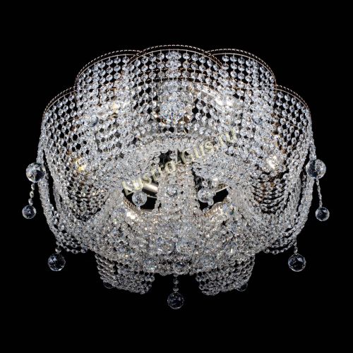 Люстра Лотос №2 700 мм шар в Магнитогорске Гусь Хрустальный