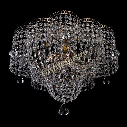 Люстра Лотос 3 лампы в Магнитогорске Гусь Хрустальный