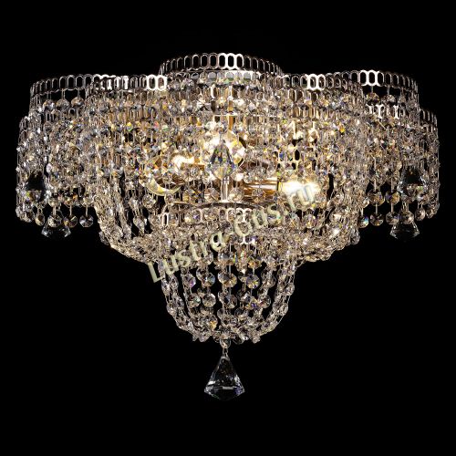 Люстра Лотос 3 лампы в Магнитогорске Гусь Хрустальный