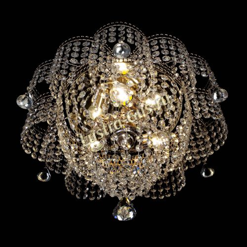 Люстра Лотос 3 лампы в Магнитогорске Гусь Хрустальный