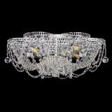 Люстра Лотос Ольга, диаметр 500 мм, цвет серебро, Люстры Гусь Хрустальный Люстра Лотос Ольга, диаметр 500 мм, цвет серебро, Люстры Гусь Хрустальный