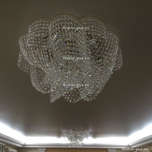 Люстра Лотос Василиса 6 ламп в Магнитогорске Гусь Хрустальный