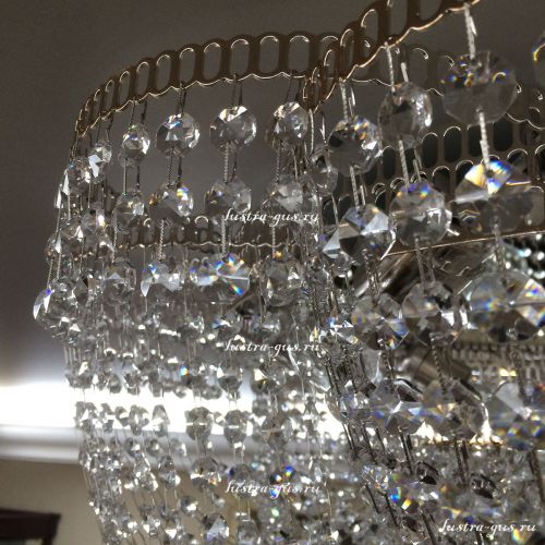 Люстра Лотос Василиса 6 ламп в Магнитогорске Гусь Хрустальный
