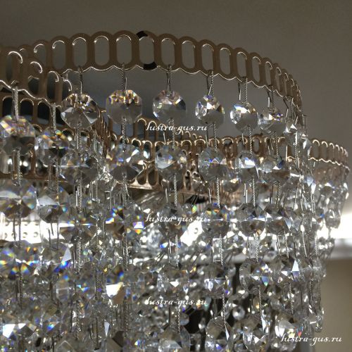 Люстра Лотос Василиса 6 ламп в Магнитогорске Гусь Хрустальный