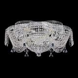 Люстра Лотос Журавлик с конусами, диаметр 700 мм, серебро, Люстры Гусь Хрустальный Люстра Лотос Журавлик с конусами, диаметр 700 мм, серебро, Люстры Гусь Хрустальный