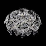 Люстра Лотос Журавлик с конусами, диаметр 700 мм, серебро, Люстры Гусь Хрустальный Люстра Лотос Журавлик с конусами, диаметр 700 мм, серебро, Люстры Гусь Хрустальный