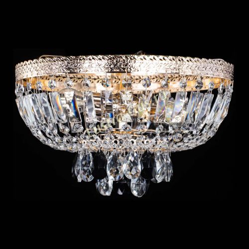 Люстра Милан Астра №3 черная в Магнитогорске Гусь Хрустальный