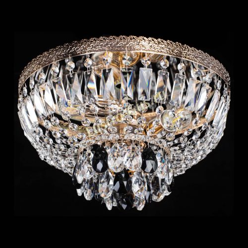 Люстра Милан Астра №3 черная в Магнитогорске Гусь Хрустальный