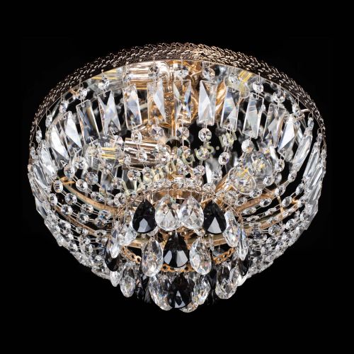 Люстра Милан Астра №3 черная в Магнитогорске Гусь Хрустальный