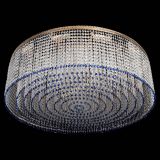 Люстра Милан капель №12 синяя в Магнитогорске