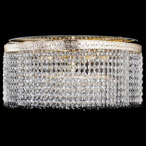 Люстра Милан капель оптикон Черная в Магнитогорске Гусь Хрустальный