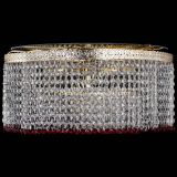 Люстра Милан капель оптикон Красная в Магнитогорске