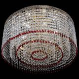 Люстра Милан капель оптикон Красная в Магнитогорске