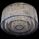 Люстра Милан капель оптикон Синяя в Магнитогорске