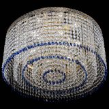 Люстра Милан капель оптикон Синяя в Магнитогорске