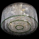 Люстра Милан капель оптикон Зеленая в Магнитогорске