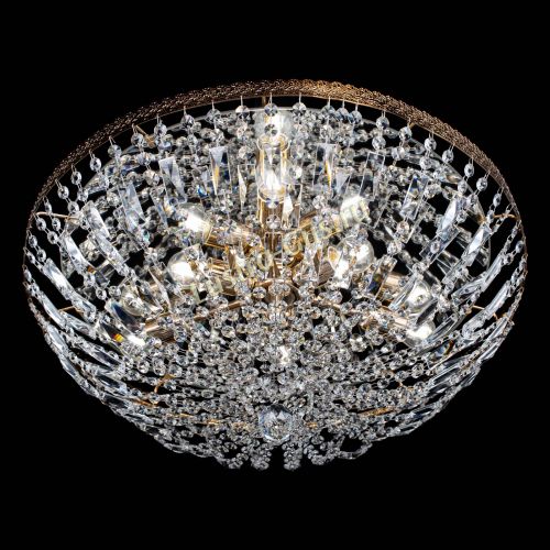 Люстра Милан Купол с пластинками №6 в Магнитогорске Гусь Хрустальный
