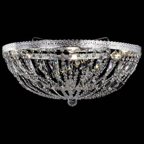 Люстра Милан Купол с пластинками №6 в Магнитогорске Гусь Хрустальный