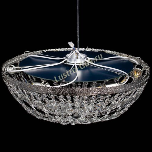 Люстра Милан Купол с пластинками №6 в Магнитогорске Гусь Хрустальный