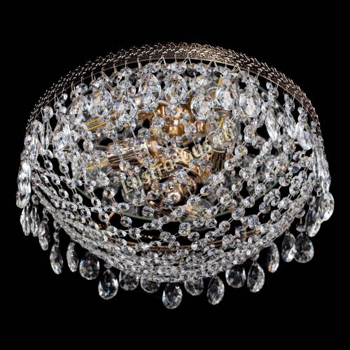 Люстра Милан Сетка с журавликами в Магнитогорске Гусь Хрустальный