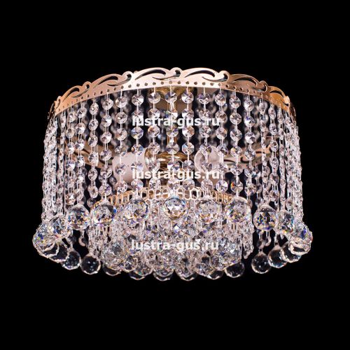 Люстра Анжелика 3 лампы + низ 2 в Магнитогорске Гусь Хрустальный