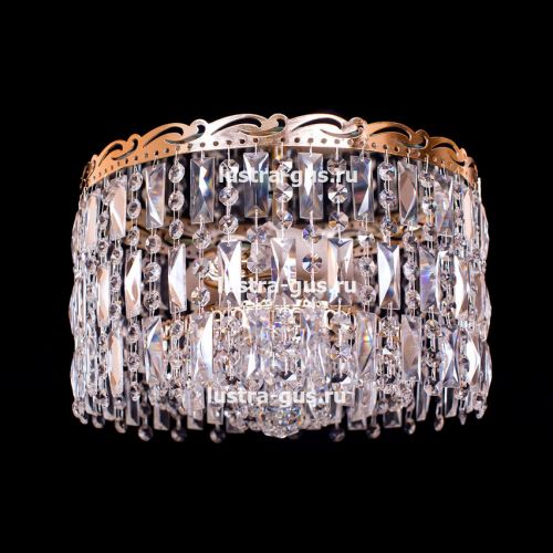 Люстра Анжелика 3 лампы + низ 3 в Магнитогорске Гусь Хрустальный