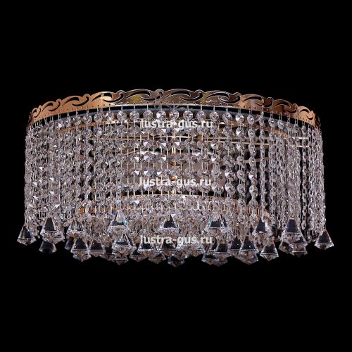 Люстра Капель №2 конус в Магнитогорске Гусь Хрустальный