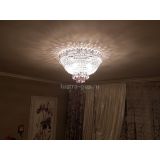 Люстра Катерина дубик цветная, цвет фурнитуры: серебро, Люстры Гусь Хрустальный Люстра Катерина дубик цветная, цвет фурнитуры: серебро, Люстры Гусь Хрустальный