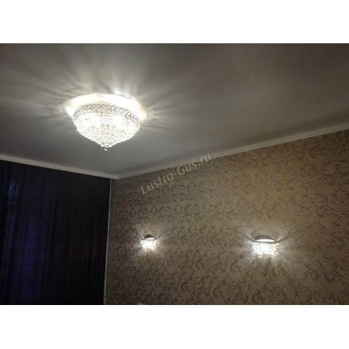 Люстра Кольцо пирамида шар 30 мм в Магнитогорске Гусь Хрустальный