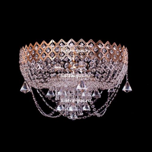 Люстра Корона №2 - 5 ламп в Магнитогорске Гусь Хрустальный