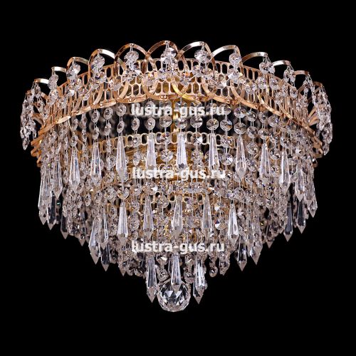 Люстра Крокус 3 лампы карандаш большой в Магнитогорске Гусь Хрустальный