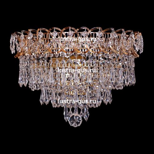 Люстра Крокус 3 лампы карандаш большой в Магнитогорске Гусь Хрустальный