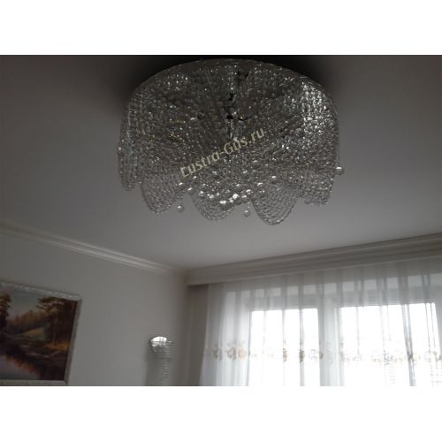 Люстра Виктория шар большая в Магнитогорске Гусь Хрустальный