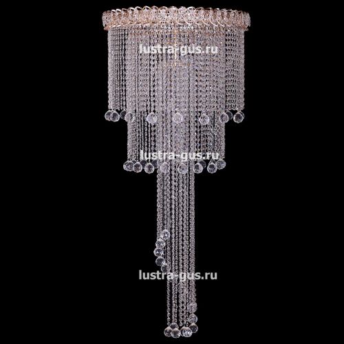 Люстра Водопад длинный в Магнитогорске Гусь Хрустальный