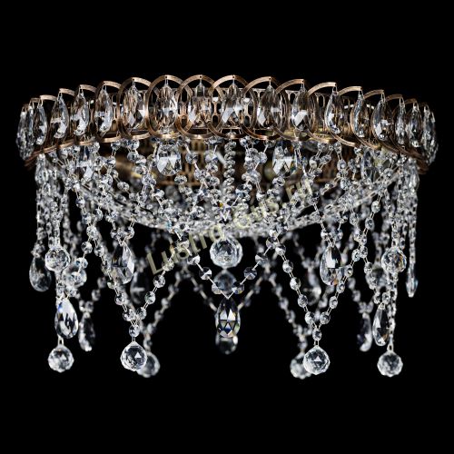 Люстра Паутинка под бронзу в Магнитогорске Гусь Хрустальный