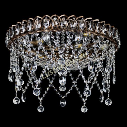 Люстра Паутинка под бронзу в Магнитогорске Гусь Хрустальный