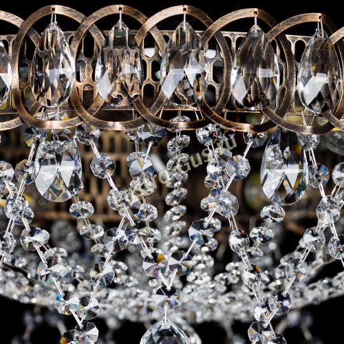 Люстра Паутинка под бронзу в Магнитогорске Гусь Хрустальный