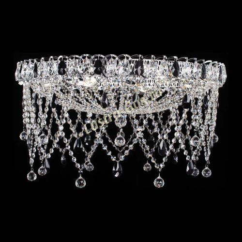 Люстра Паутинка черная в Магнитогорске Гусь Хрустальный