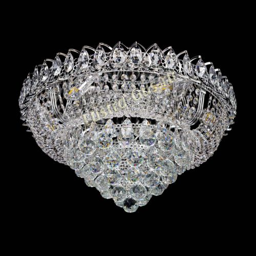 Люстра Пирамида Классика 500 мм шар 40 в Магнитогорске Гусь Хрустальный