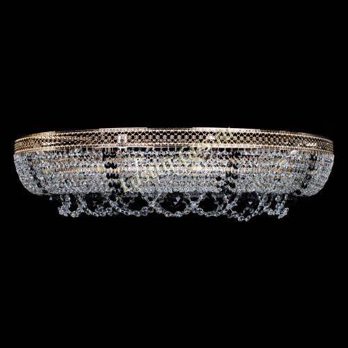 Люстра Снежинка Венеция №10 черная в Магнитогорске Гусь Хрустальный