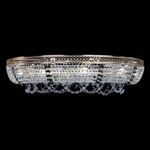 Люстра Снежинка Венеция №10 черная в Магнитогорске Гусь Хрустальный