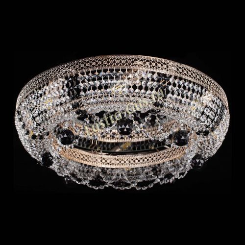 Люстра Снежинка Венеция №8 черная в Магнитогорске Гусь Хрустальный