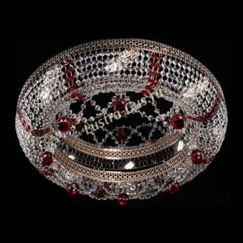 Люстра Снежинка Венеция №8 красная в Магнитогорске Гусь Хрустальный