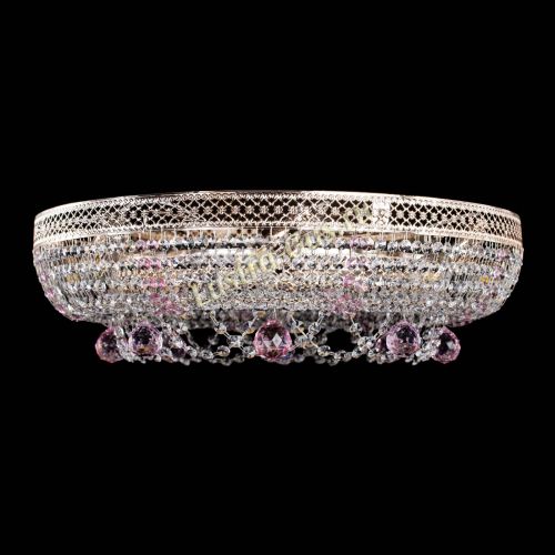 Люстра Снежинка Венеция №8 розовая в Магнитогорске Люстра Снежинка Венеция №8 розовая в Магнитогорске
