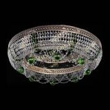 Люстра Снежинка Венеция №8 зеленая в Магнитогорске