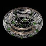 Люстра Снежинка Венеция №8 зеленая в Магнитогорске