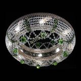 Люстра Снежинка Венеция №8 зеленая в Магнитогорске